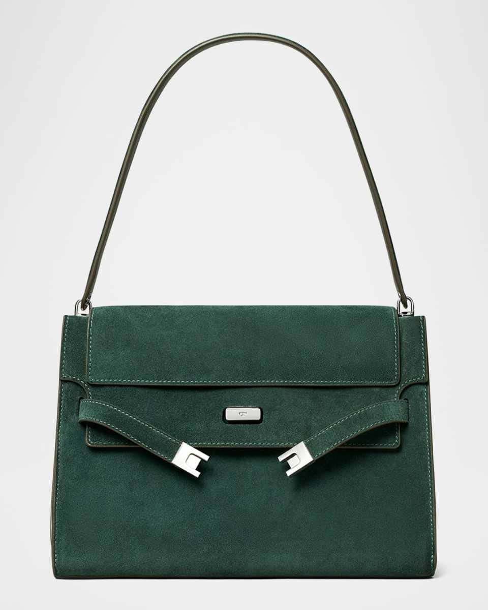 Large Suede Shoulder Bag
